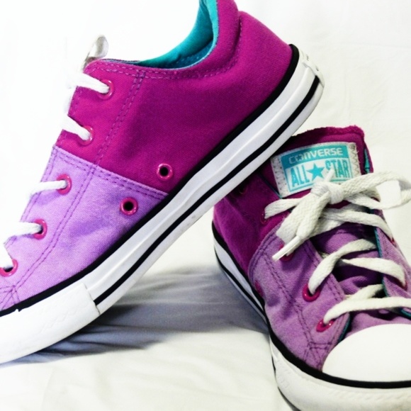 Converse All Star pink purple blue color block - Picture 5 of 8